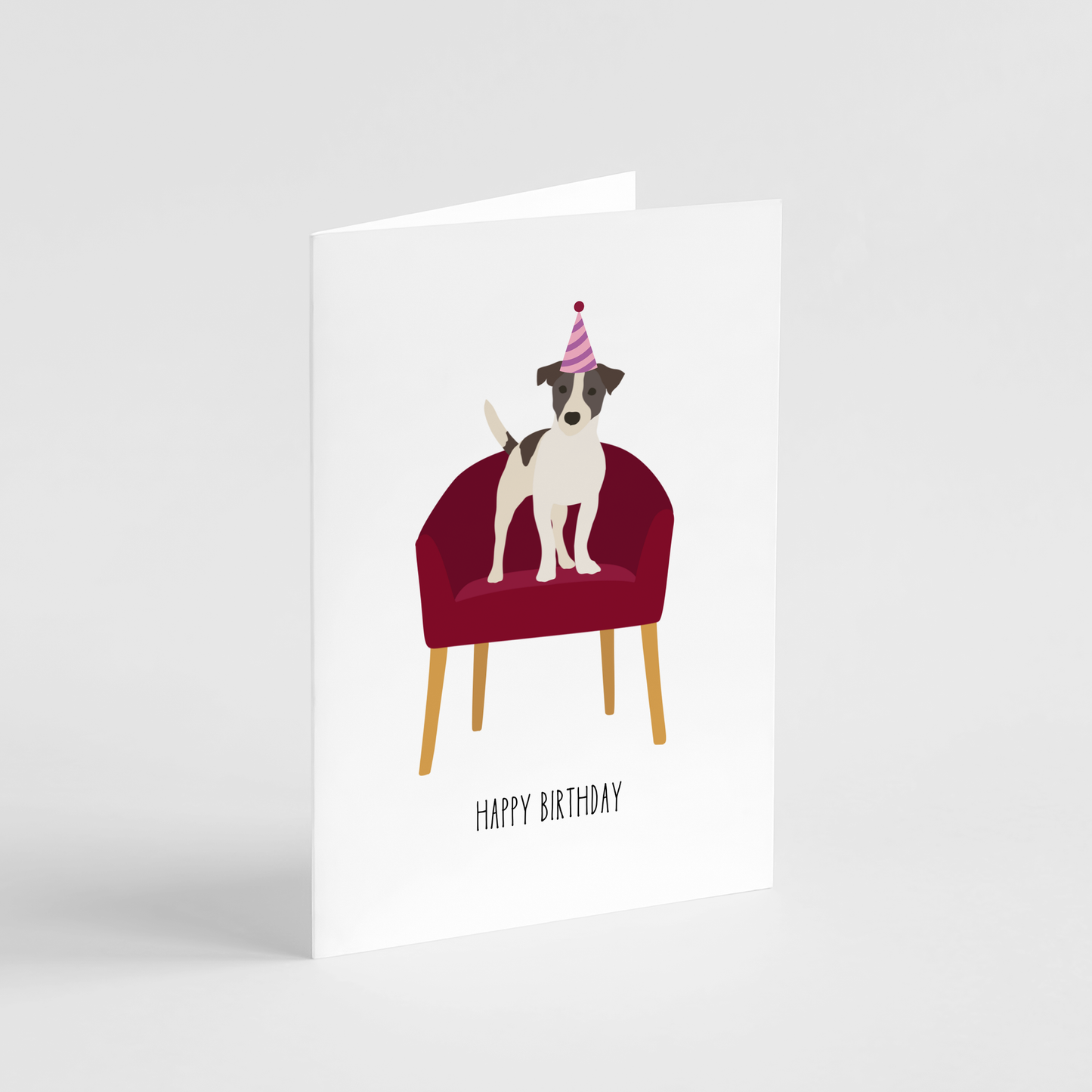 Jack Russell Terrier Birthday Card - Dog Happy Birthday Card