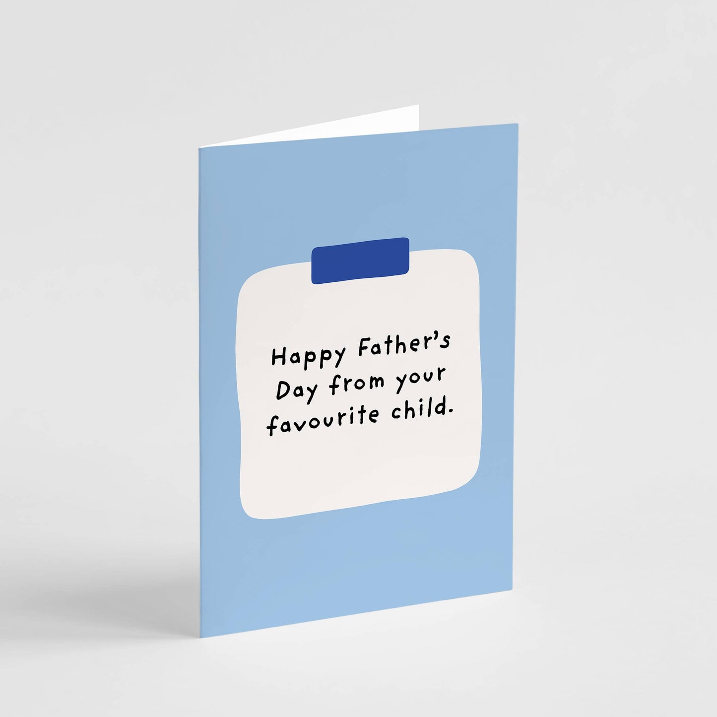 Father's Day Favourite Child Card - Funny Card for Dad