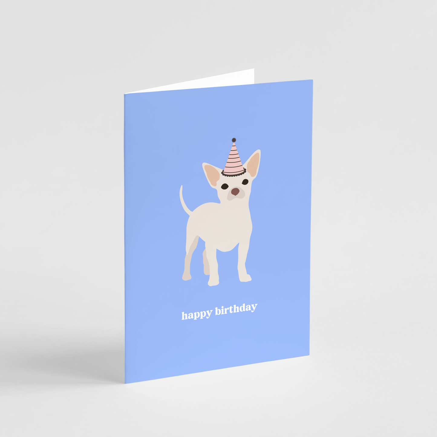 Chihuahua Happy Birthday Card - Funny Quirky Dog Bday Card